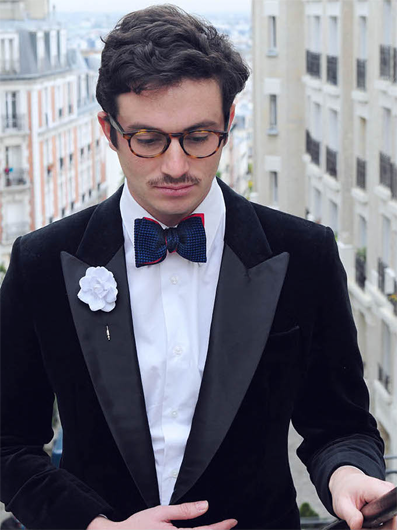 look noeud papillon soir