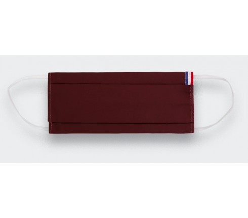 Masque tissu Bordeaux - Made in France -