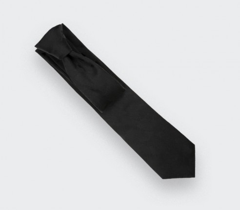 Black camo tie - Made in France - Cinabre Paris