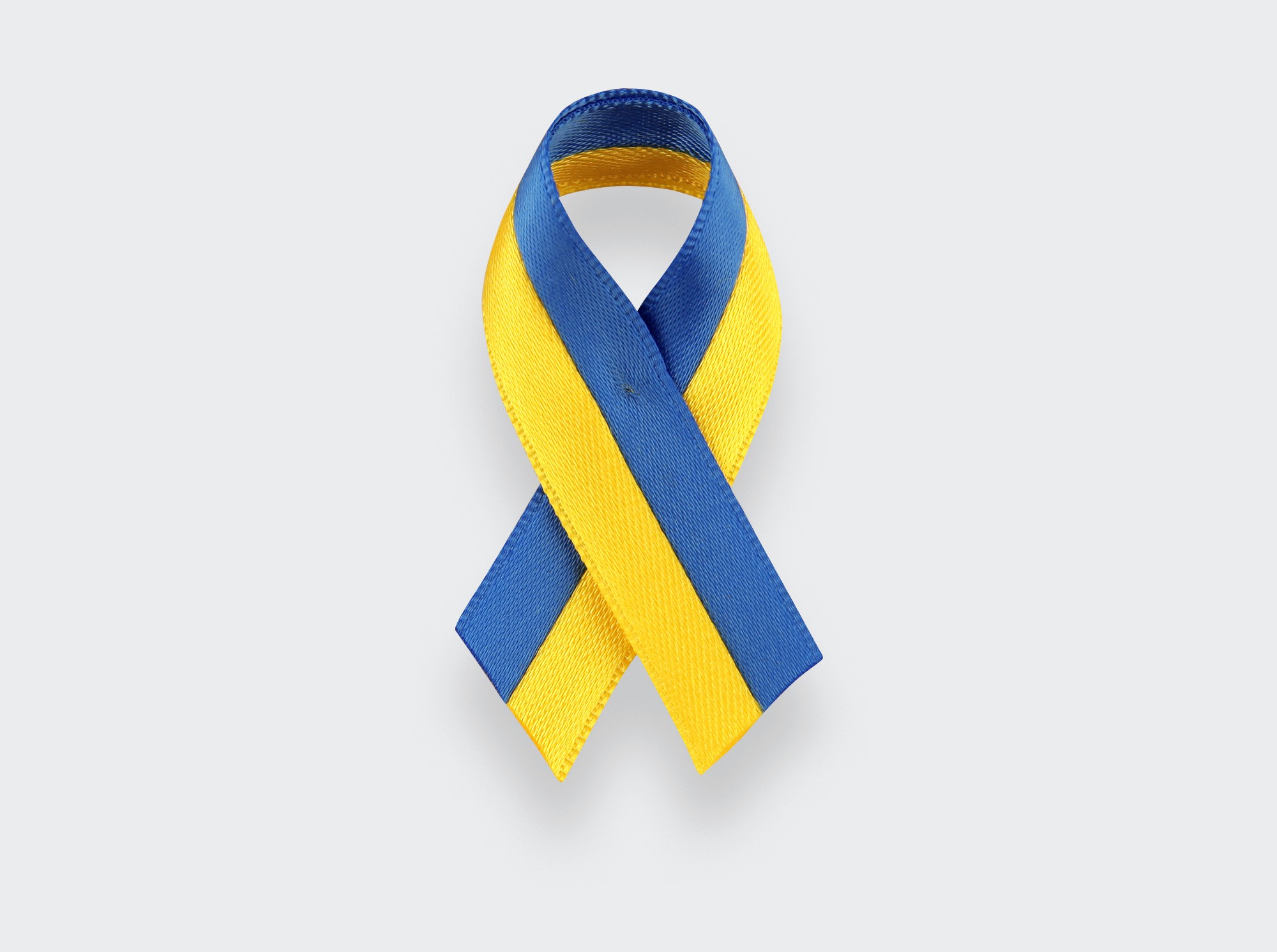 Ukraine ribbon made in France