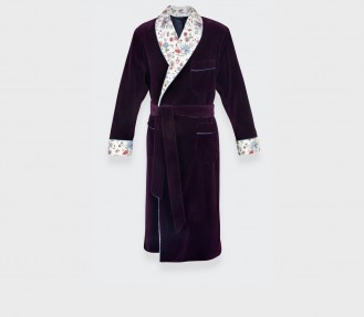 Plum Velvet Dressing Gown