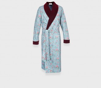 Flowery Light Blue Dressing...