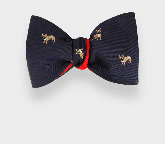 Bulldog Bow Tie - CINABRE Paris Bulldog Bow Tie - CINABRE Paris