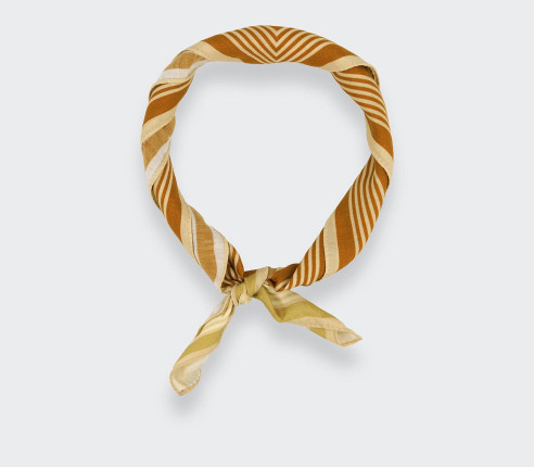 Le Parisien Cotton and Silk Bandana - CINABRE Paris
