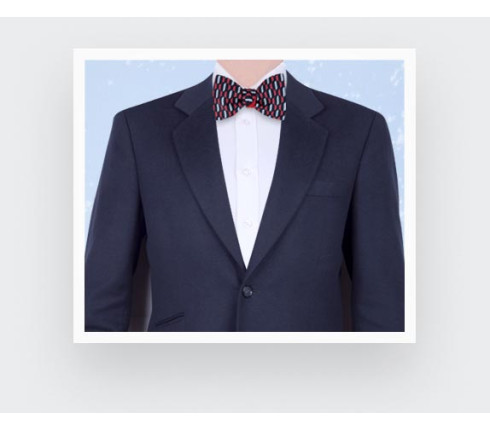 Cinabre Red Buoy Bow Tie - Cinabre Paris