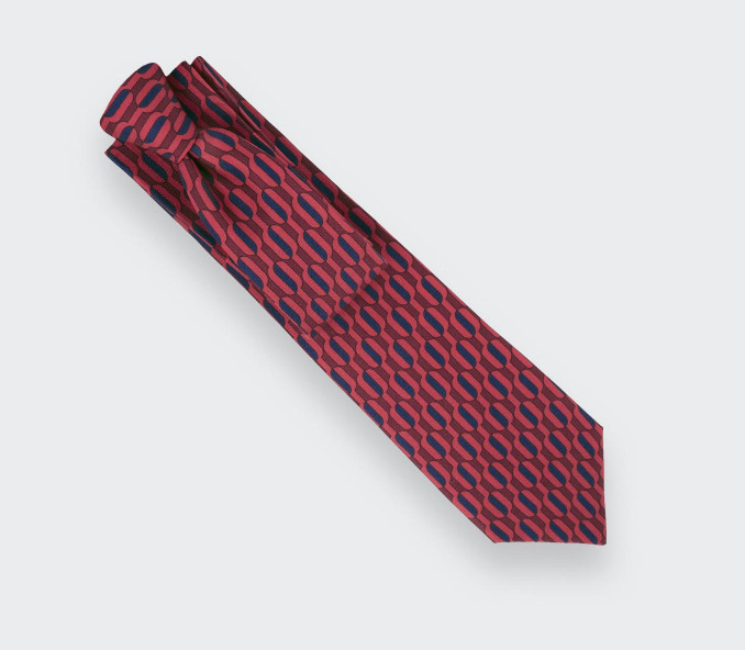Vermilion Red Buoy Tie - Cinabre Paris Vermilion Red Buoy Tie - Cinabre Paris