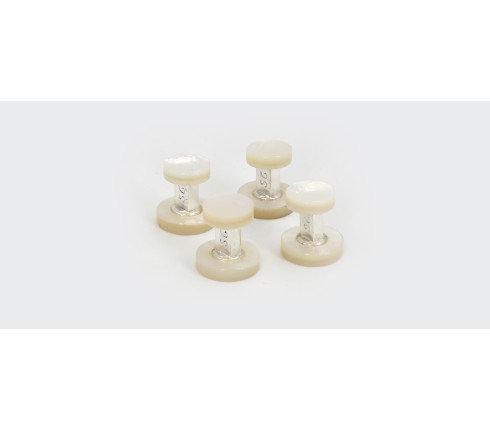 Studs "Cabochon de Jour" Mother of Pearl - Samuel Gassmann