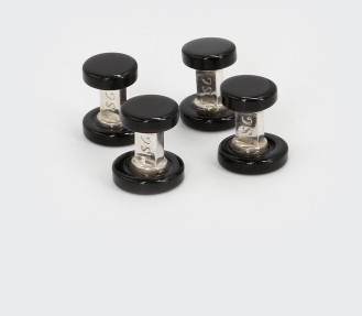 Studs "Cabochon D'Apparat" Noir - Samuel Gassmann