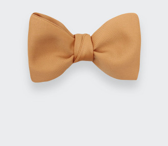 Orange Gabardine Bow Tie