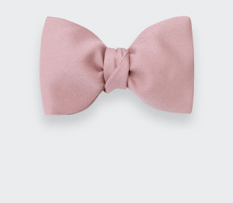 Noeud Papillon Uni Vieux Rose - Cinabre Paris
