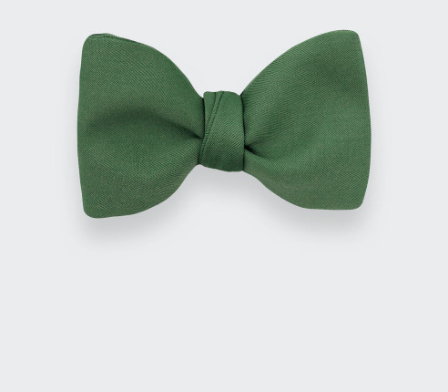 Plain Green Bow Tie - Cinabre Paris