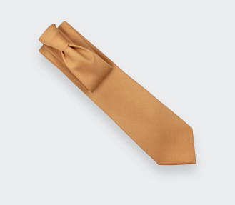 Orange Gabardine Tie