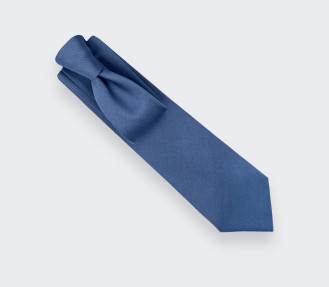 Cravate Unie Bleu Royal - Cinabre Paris