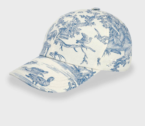 Blue Toile de Jouy Cap - Cinabre Paris