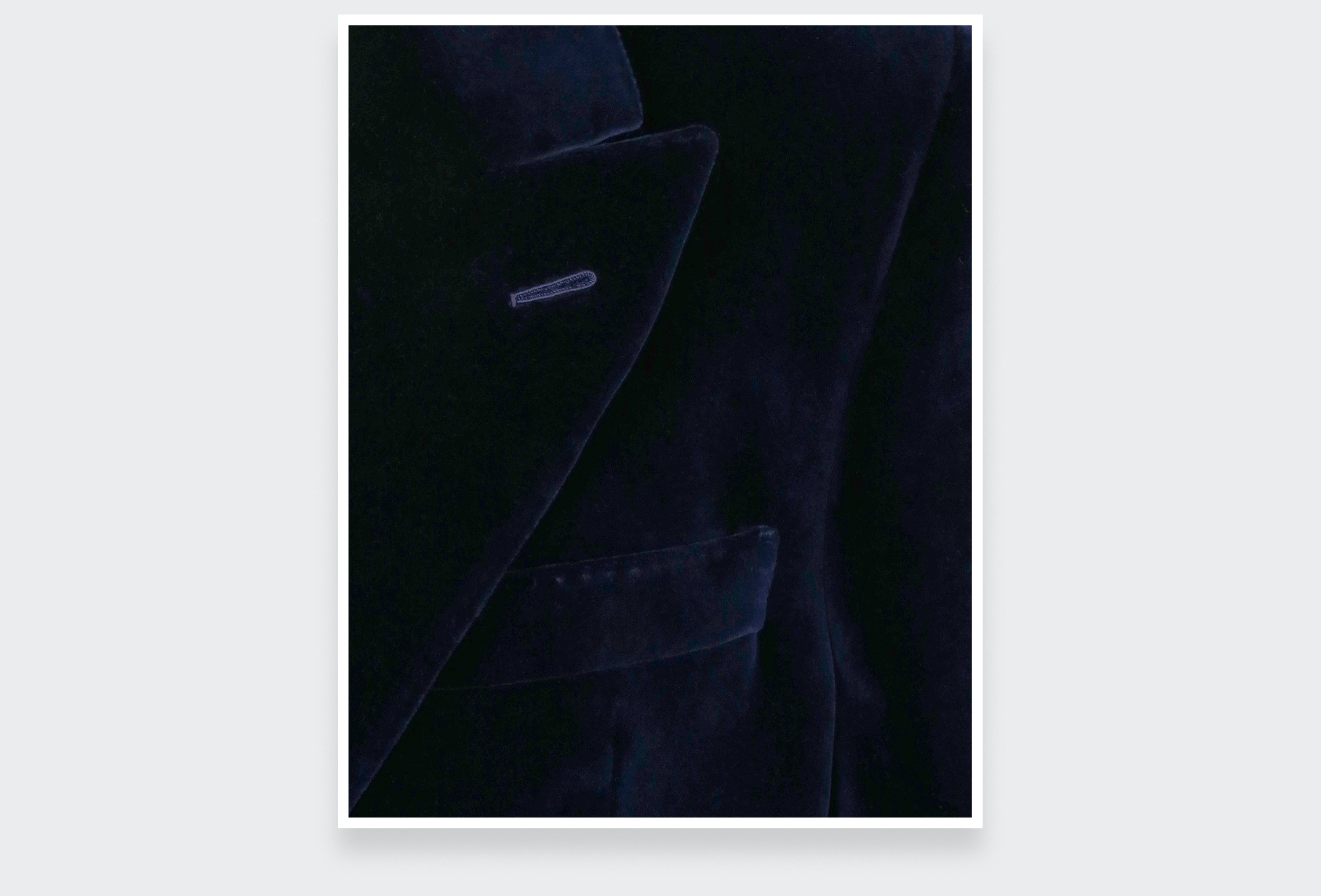 Midnight Blue Velvet Blazer N°1 - Cinabre Paris