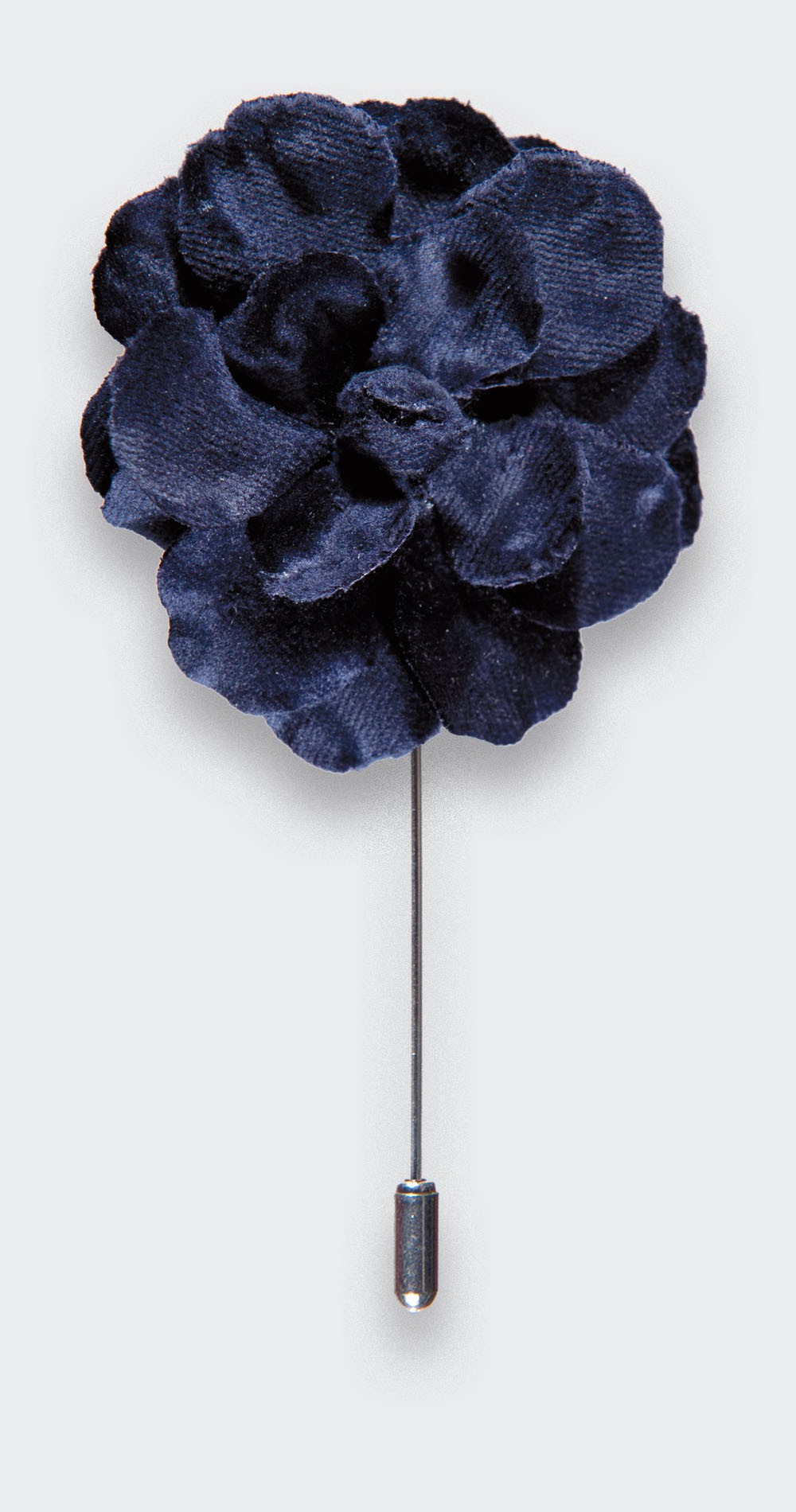 CINABRE - Grand gardenia L Velours Bleu - Made in France