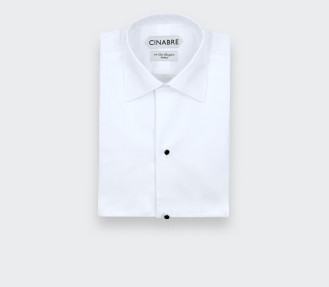 Tuxedo Shirt With Piqué Bib...