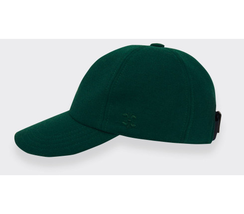 Casquette Crêpe de laine Vert Sapin