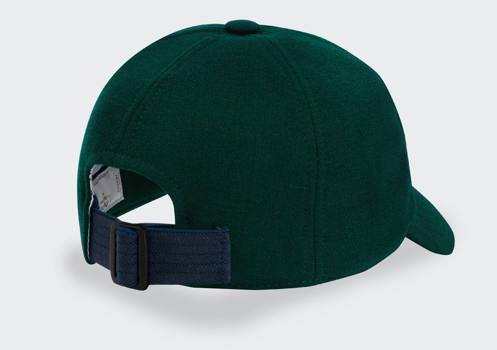 Casquette Crêpe de laine Vert Sapin