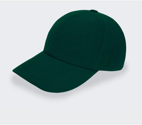 Casquette Crêpe de laine Vert Sapin