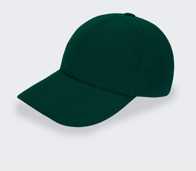 Casquette Crêpe de laine Vert Sapin