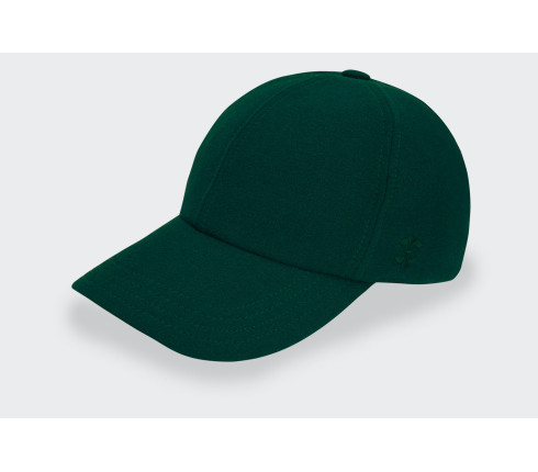 Casquette Crêpe de laine Vert Sapin