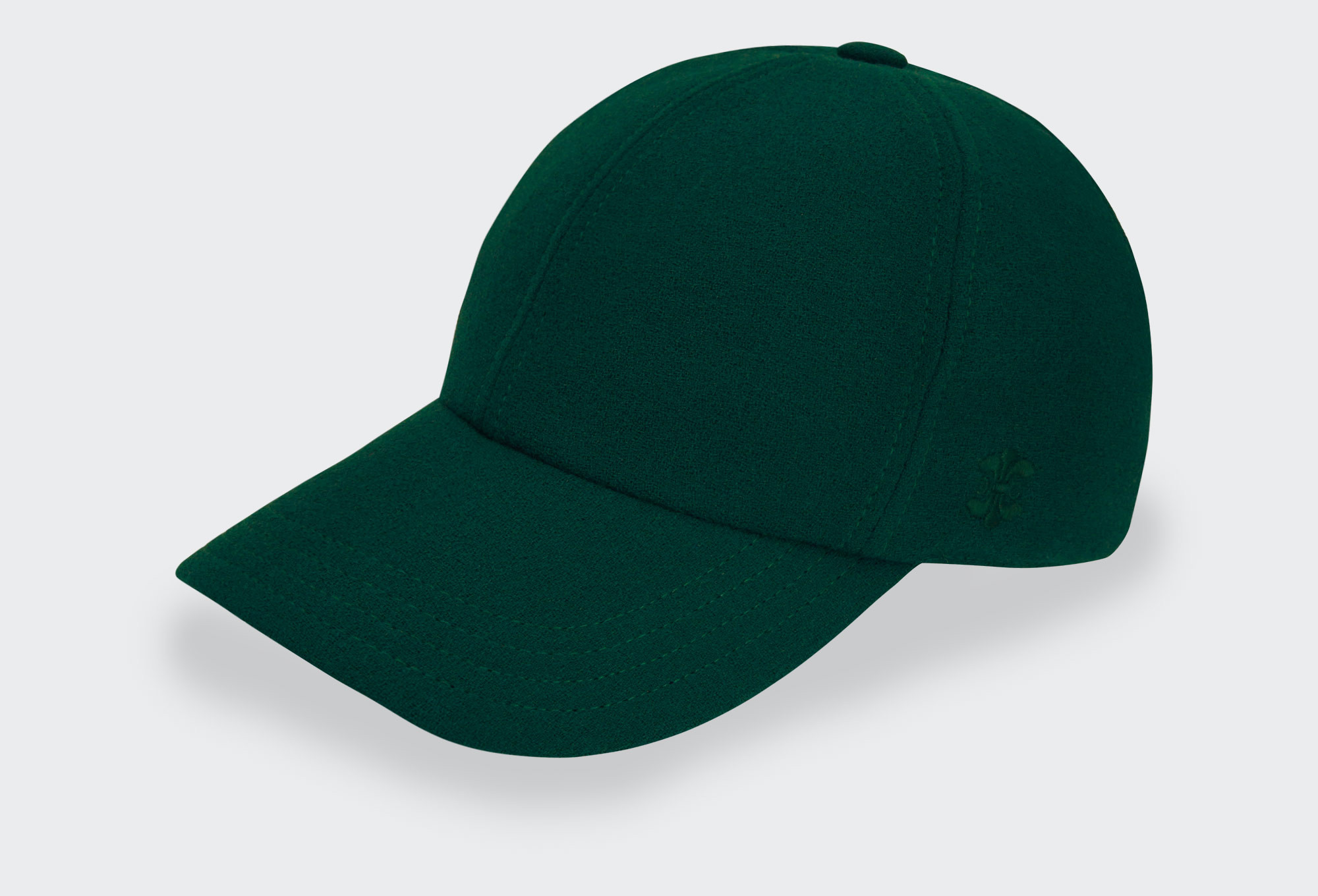 Casquette Crêpe de laine Vert Sapin