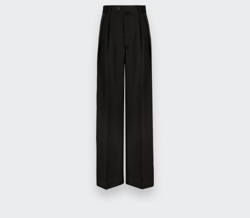 Barathea Tuxedo Palace Trousers N°1 - Cinabre Paris