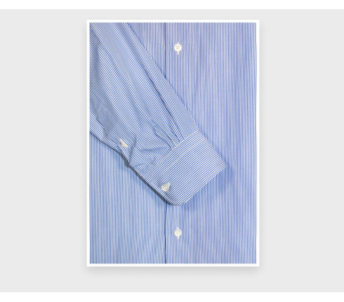 Chemise en Popeline Bleu Blanc N°2 - Cinabre Paris