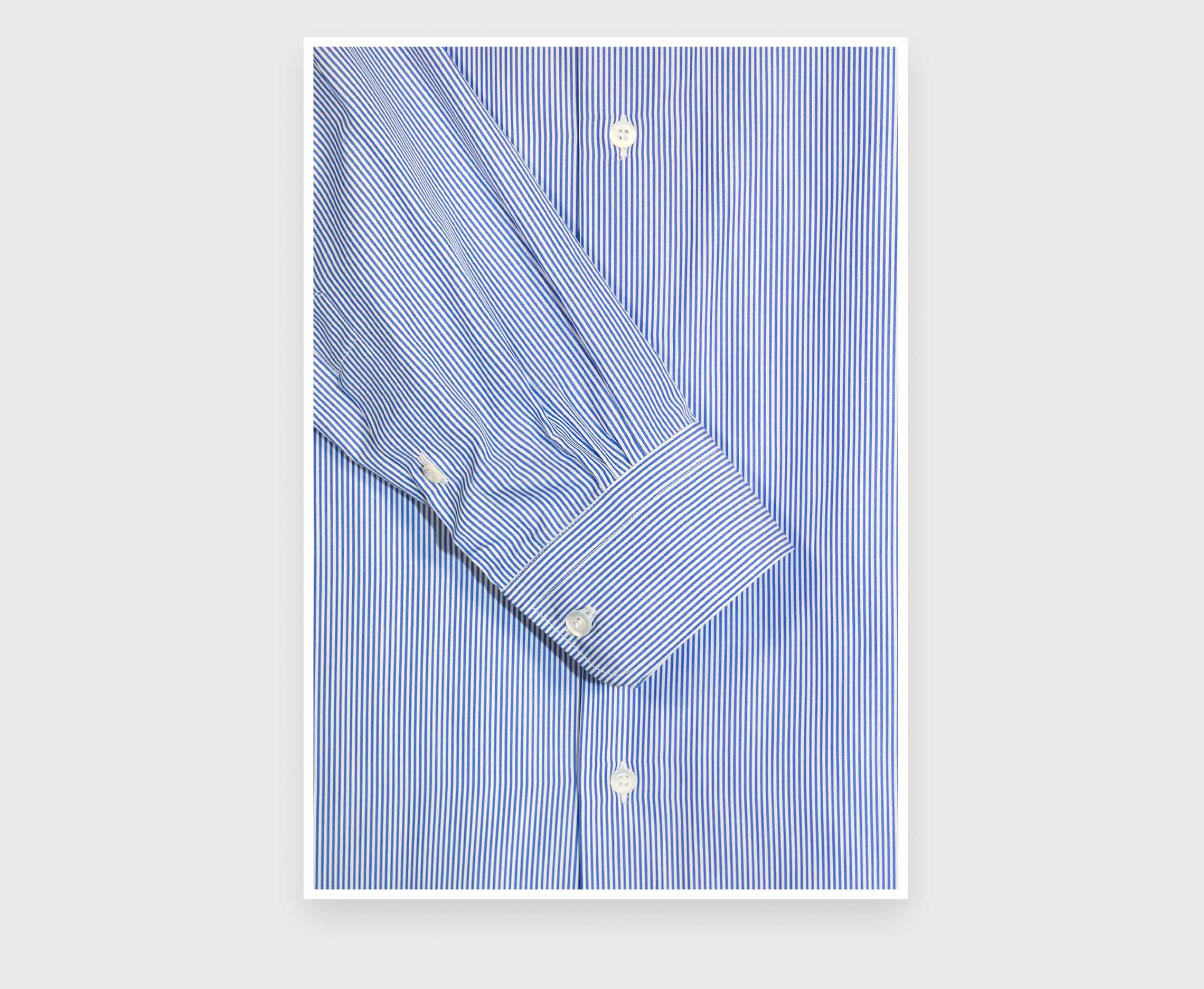Chemise en Popeline Bleu Blanc N°2 - Cinabre Paris