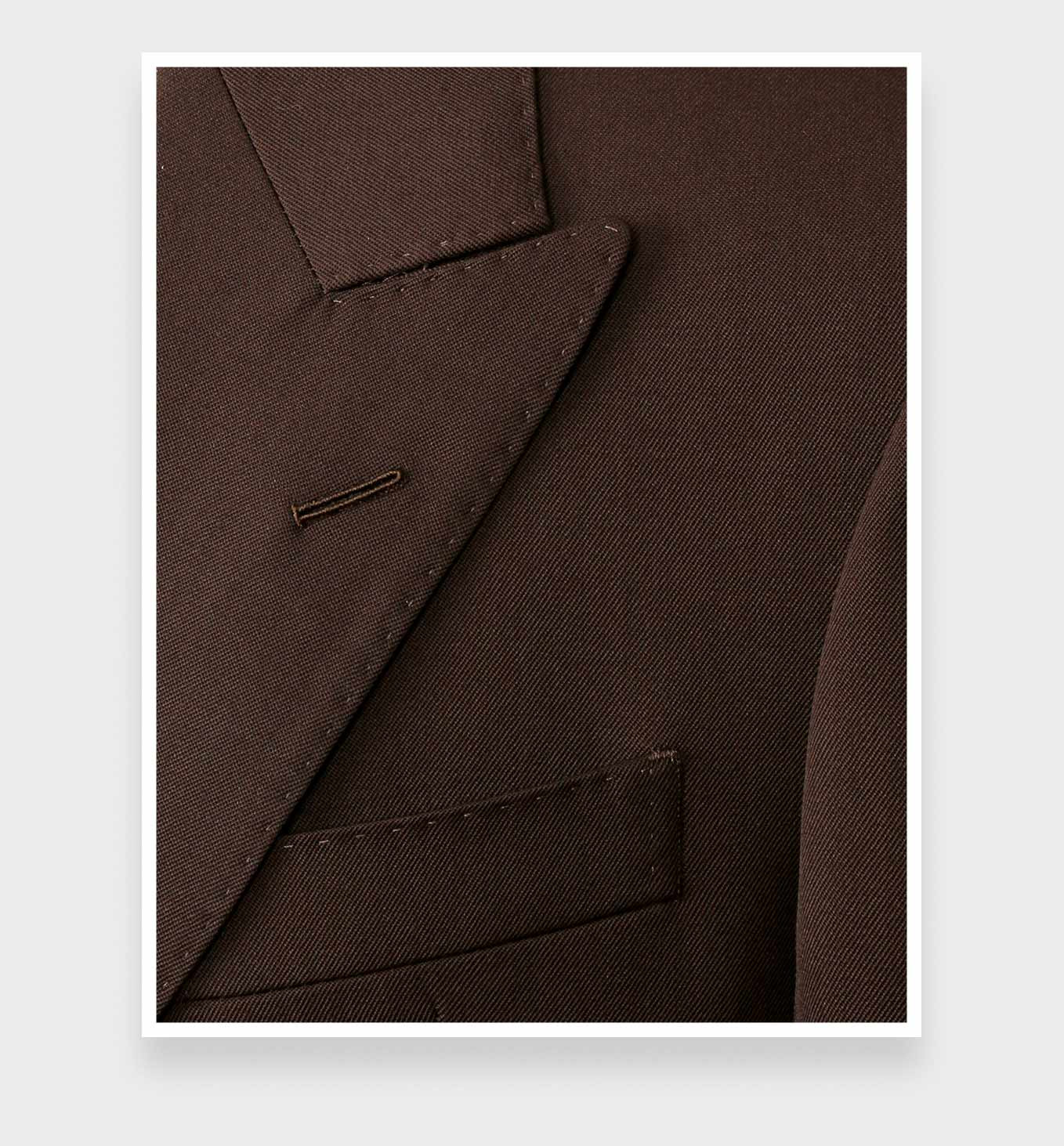 Blazer du Jour Gabardine Brun N°2 - Cinabre Paris