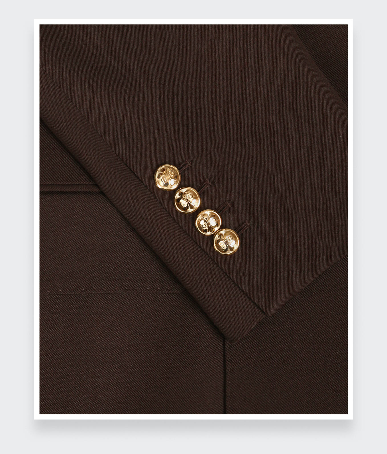 Blazer du Jour Gabardine Brun N°2 - Cinabre Paris