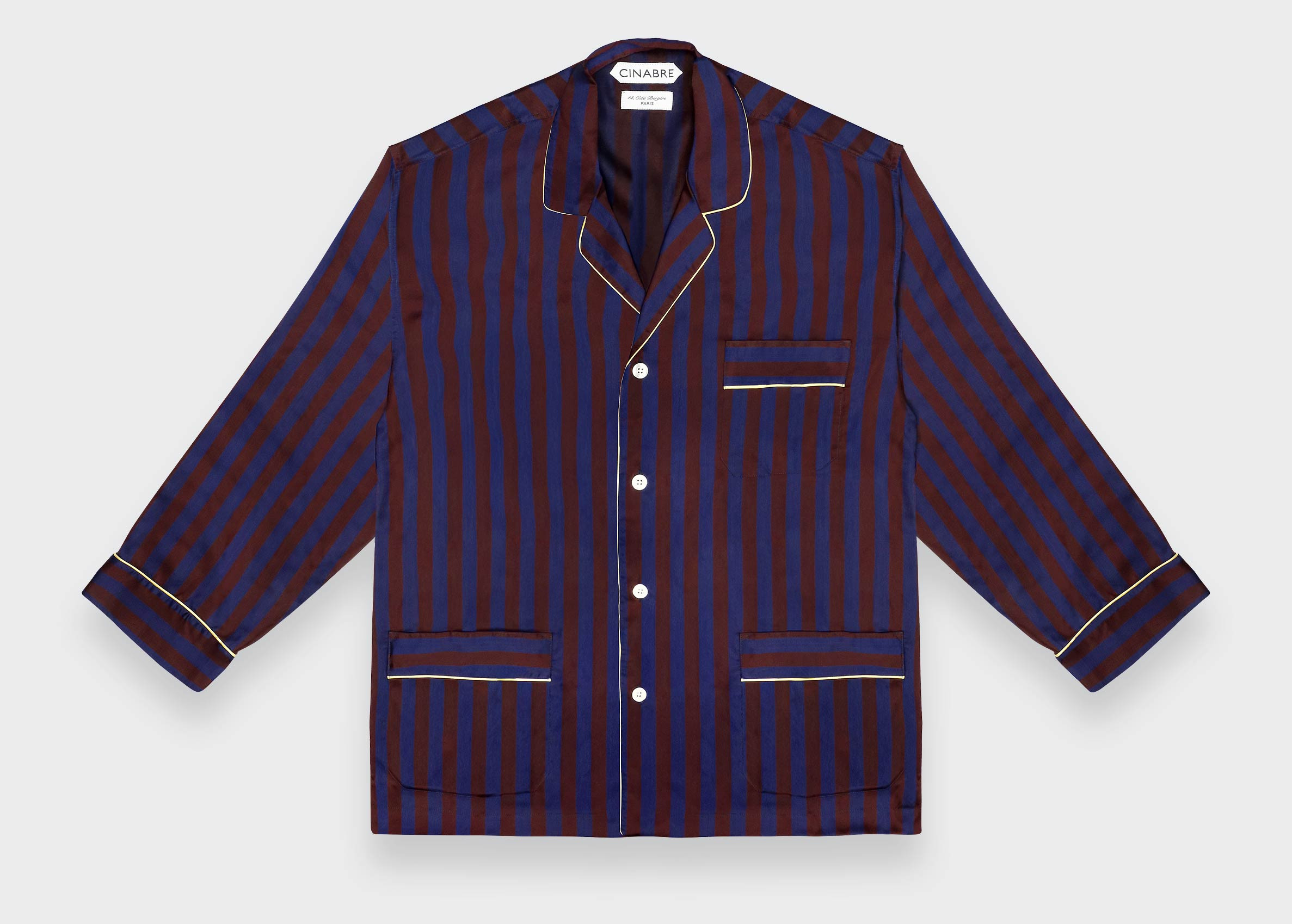 Pyjama Rayures Bordeaux - Cinabre Paris
