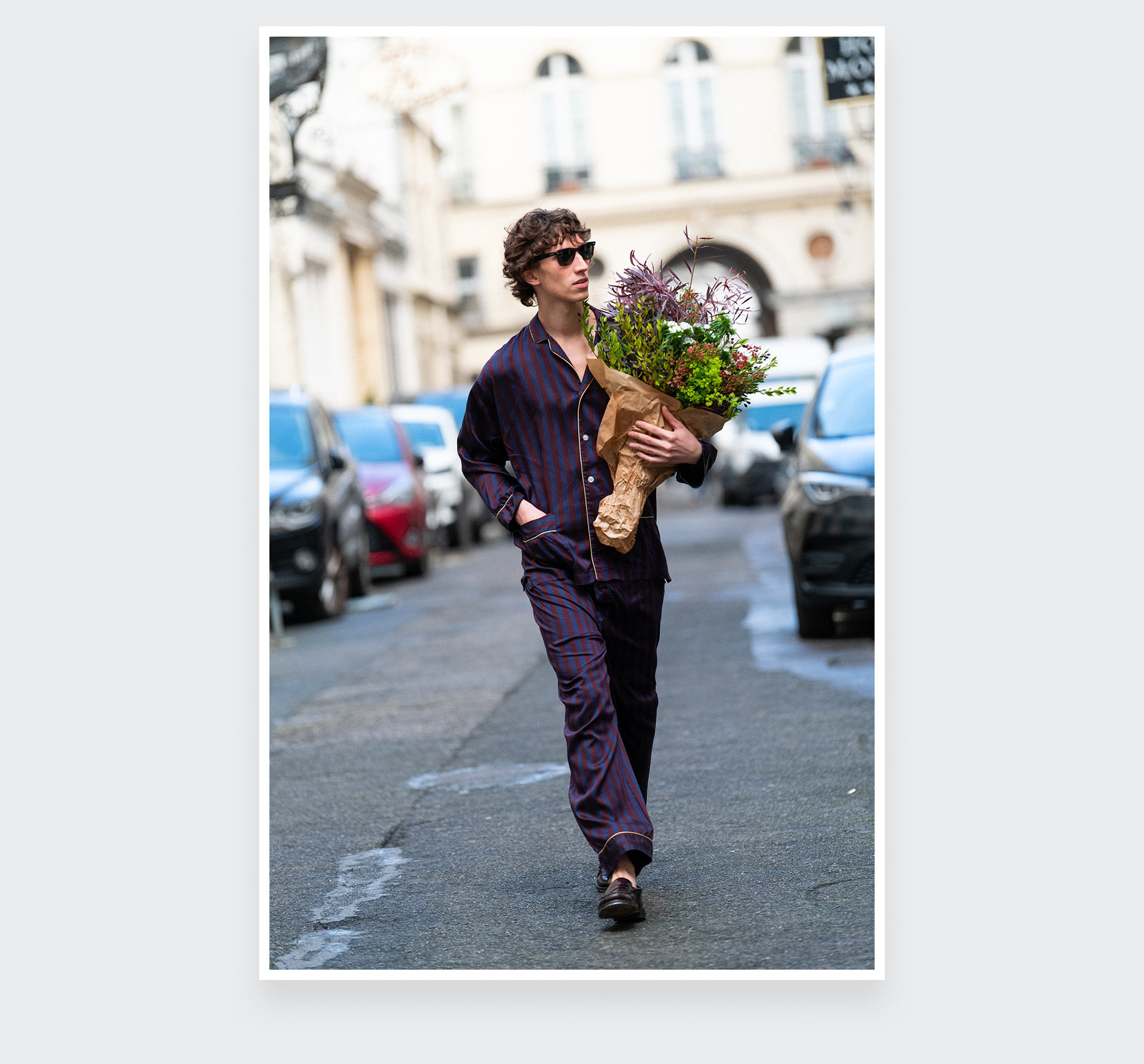 Pyjama Rayures Bordeaux - Cinabre Paris