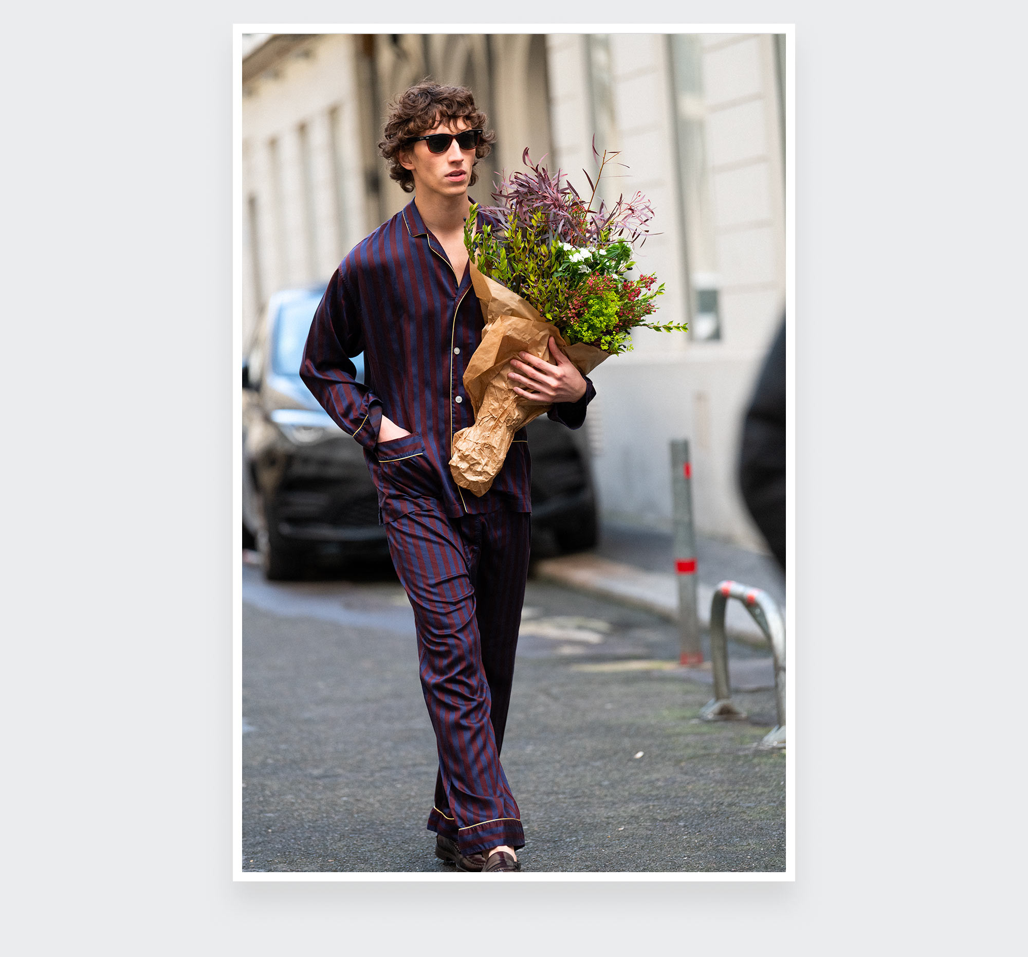 Pyjama Rayures Bordeaux - Cinabre Paris