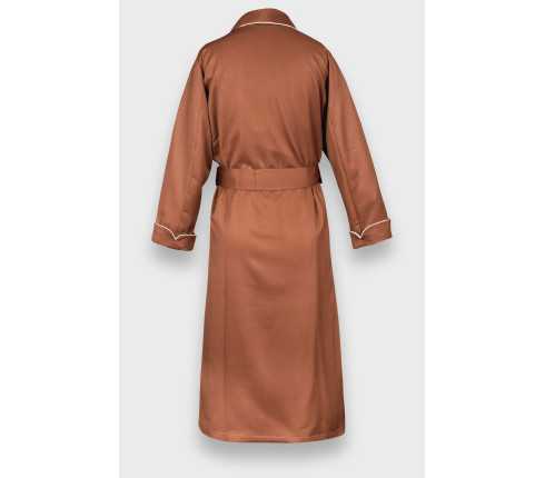 Robe de Chambre Gabardine de Laine Roussillon - Cinabre Paris