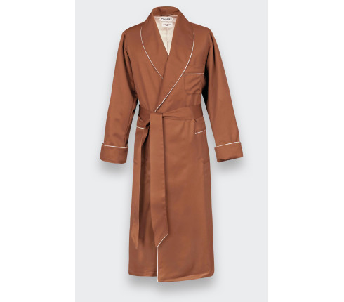 Robe de Chambre Gabardine de Laine Roussillon - Cinabre Paris