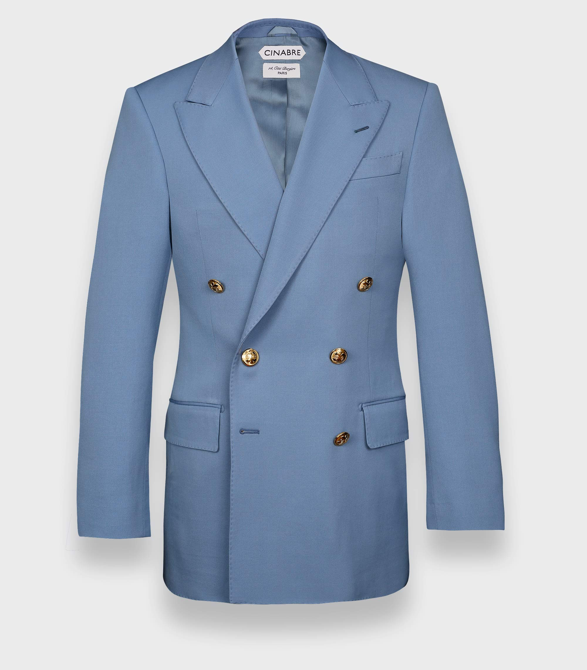 Blazer du Jour Gabardine Bleu Ciel N°4 - Cinabre Paris