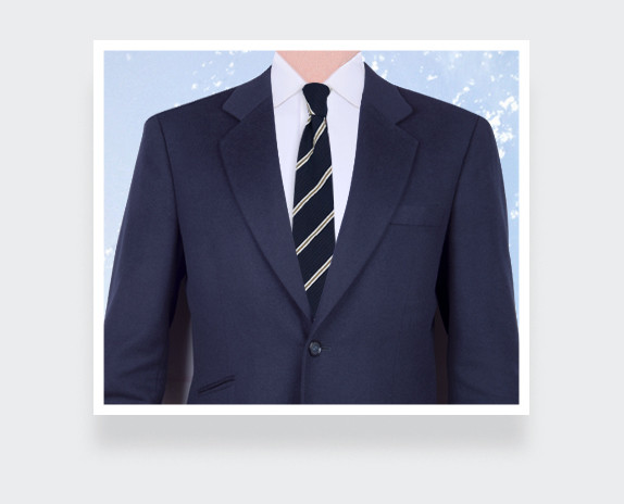 Navy Cape Cod Seersucker Tie - Cinabre Paris