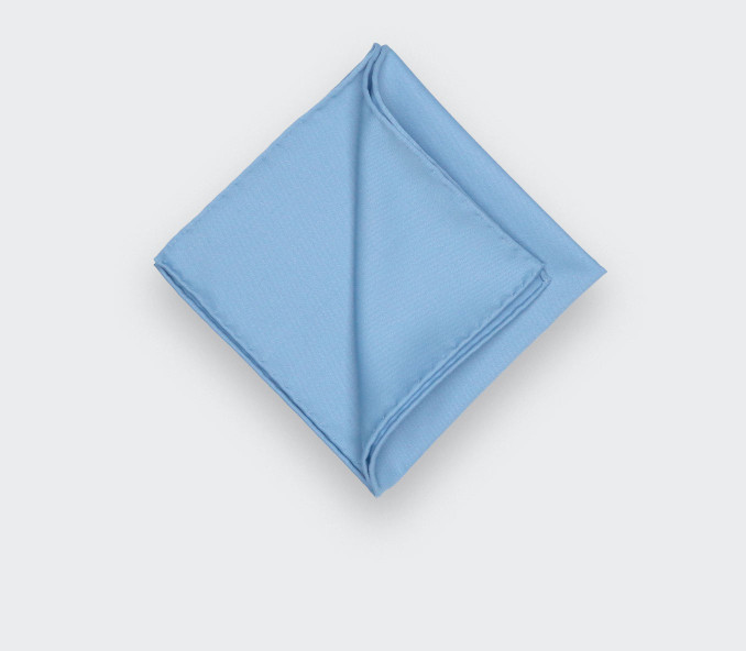 Pochette Gabardine Bleu Ciel - Cinabre Paris
