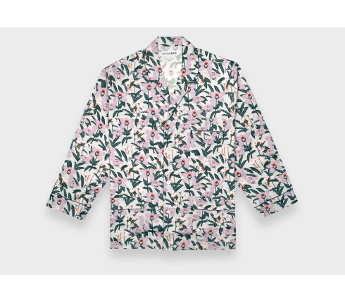 Pyjama Fleuri Lilas N°1 - CINABRE PARIS