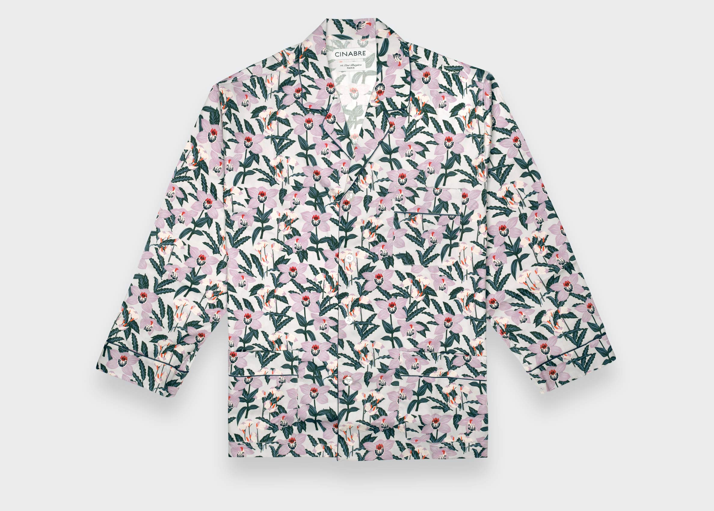 Pyjama Fleuri Lilas N°1 - CINABRE PARIS