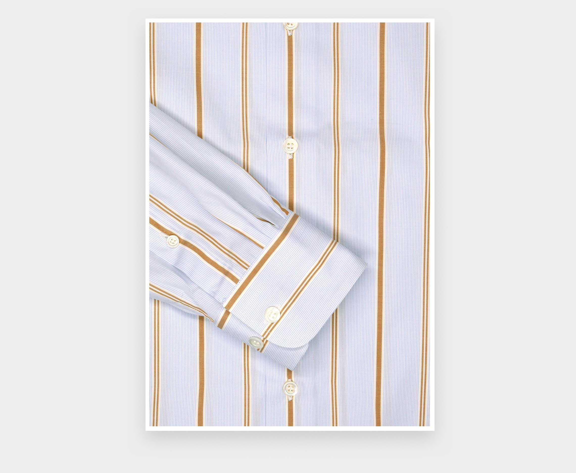 Havana Blue Poplin Shirt N°1 - Cinabre Paris