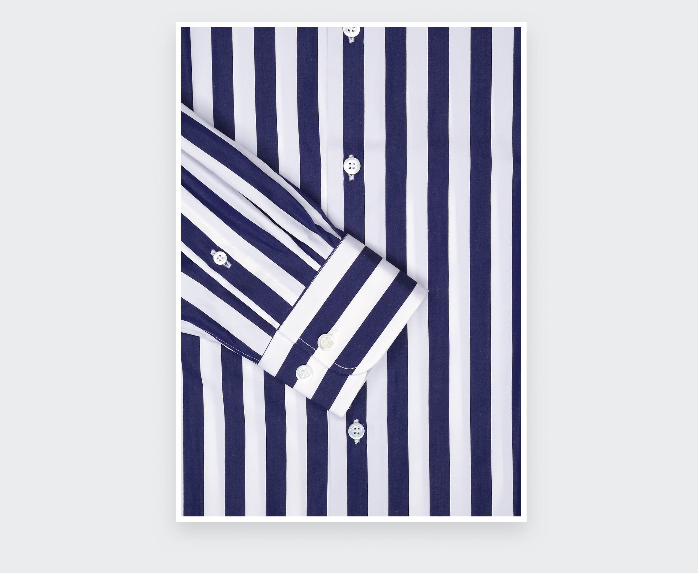 Blue White Poplin Shirt N°3 - Cinabre Paris