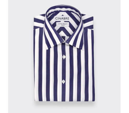 Chemise en Popeline Bleu Blanc N°3 - Cinabre Paris