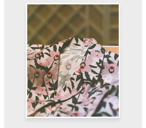 Pyjama Fleuri Lilas N°1 - Cinabre Paris