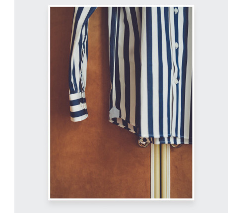 Blue White Poplin Shirt N°3 - Cinabre Paris