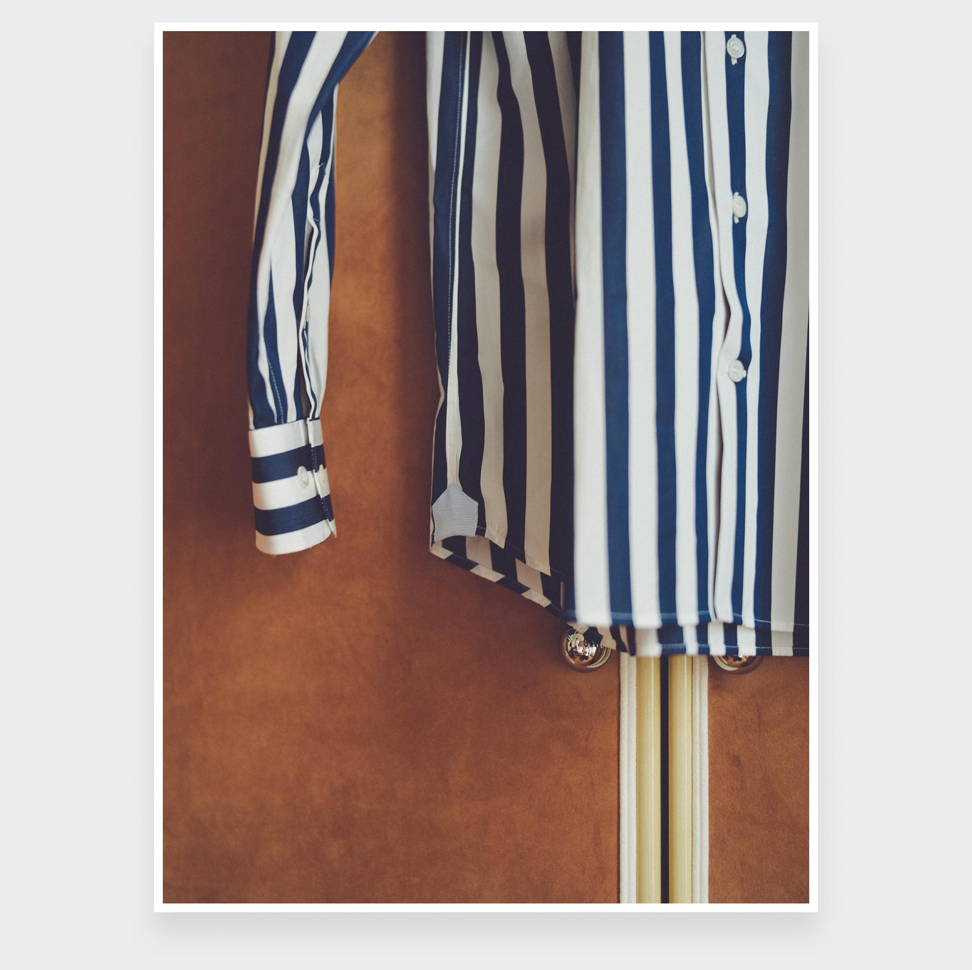 Blue White Poplin Shirt N°3 - Cinabre Paris