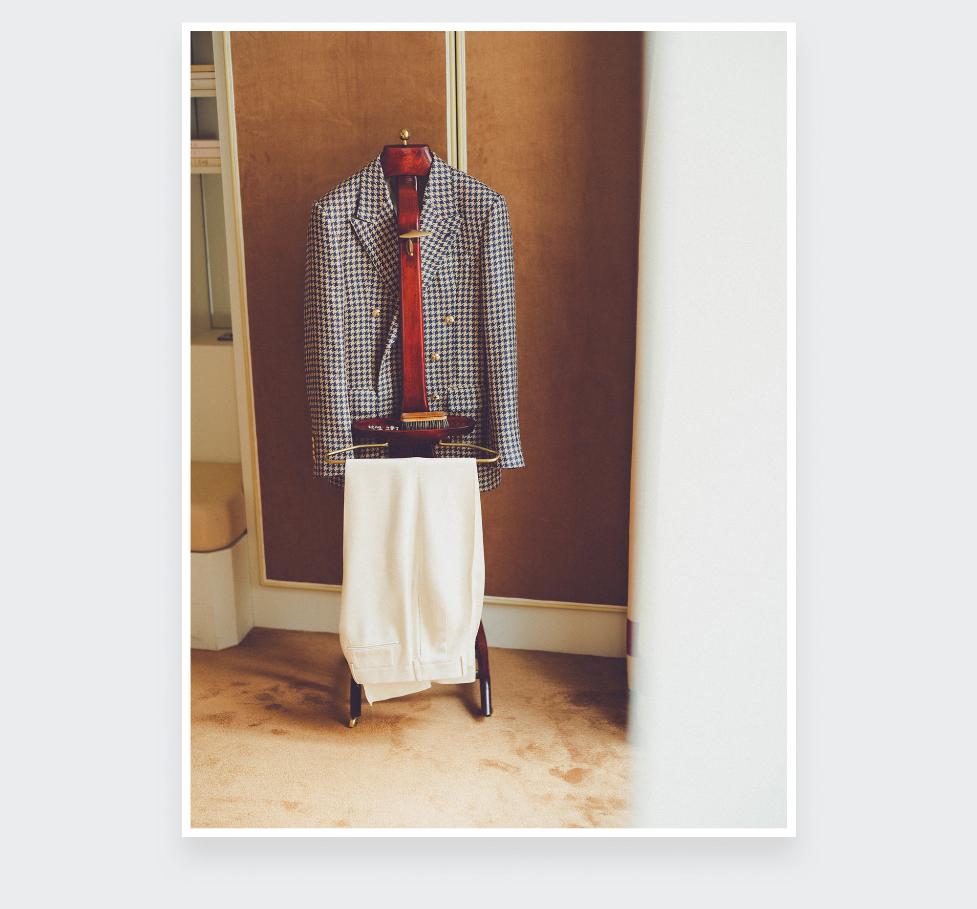 Houndstooth Maille Blazer N°1 - Cinabre Paris