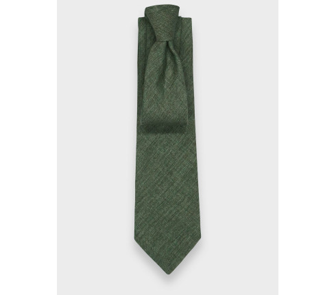 Green Forest Linen Tie - Cinabre Paris